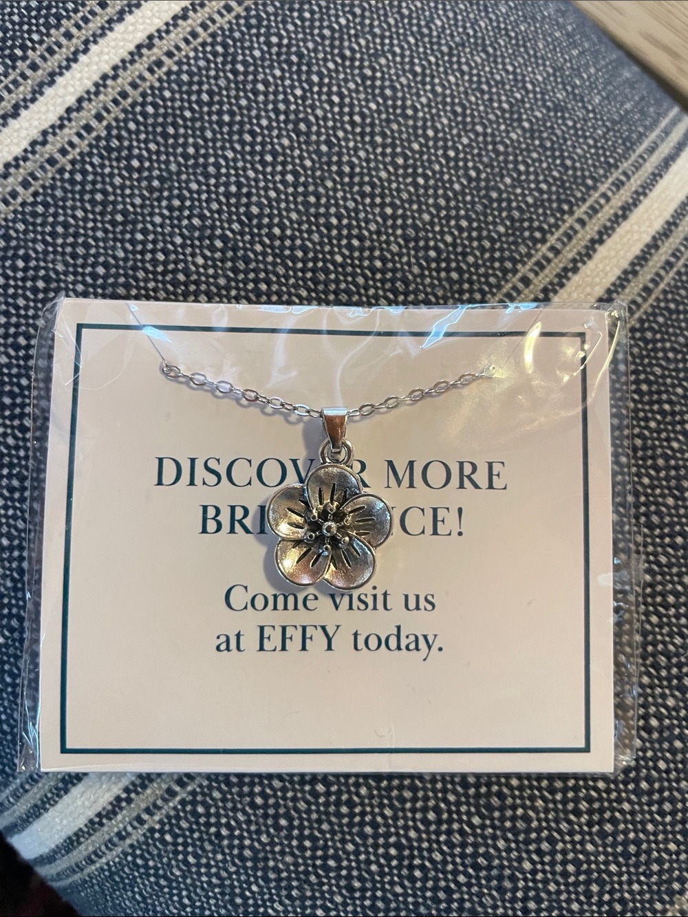 Effy Silver Floral Pendant Necklace - Silver